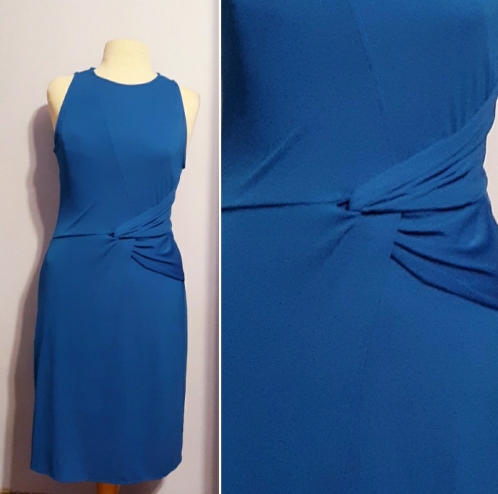 MNG Mango Blue Knit Dress.